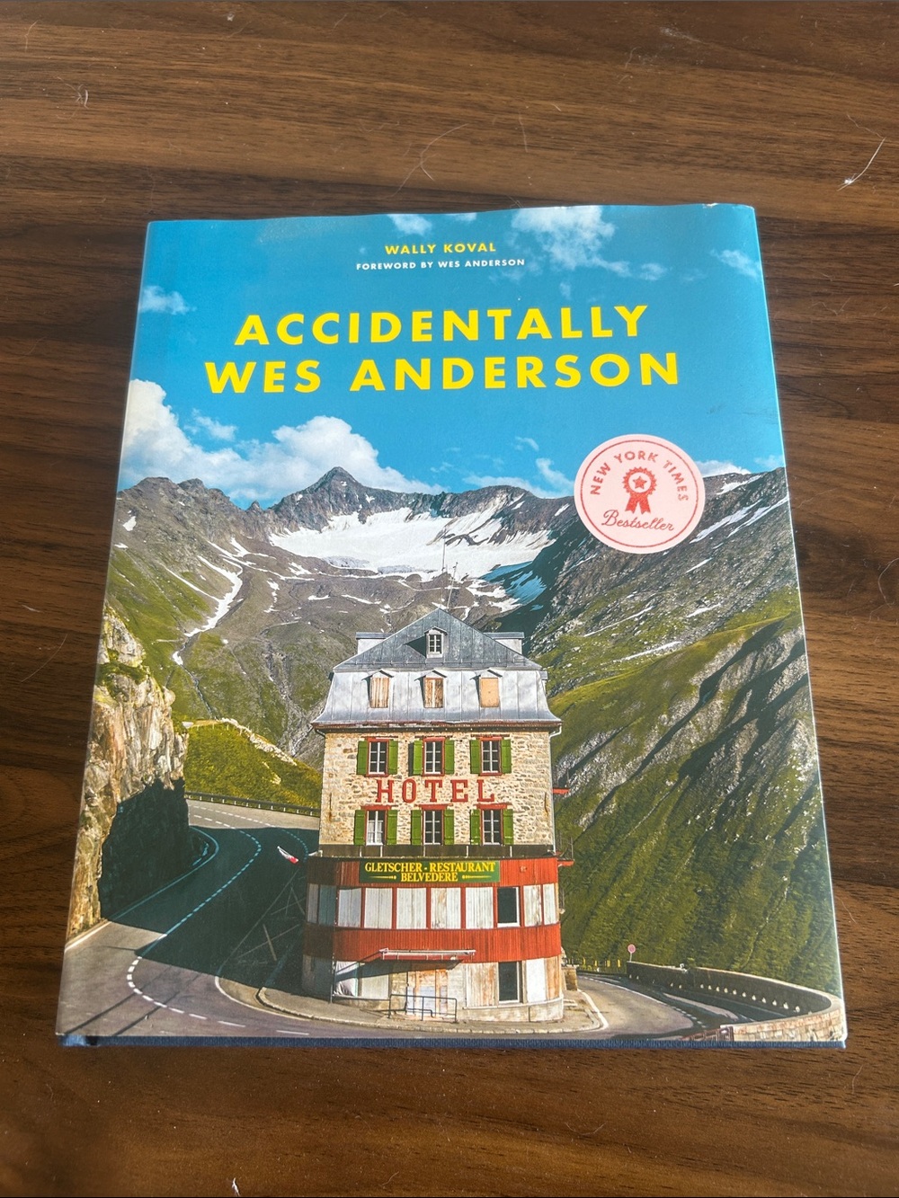 Accidentally Wes Anderson Hardcover Coffee Table Book - Blue Cover